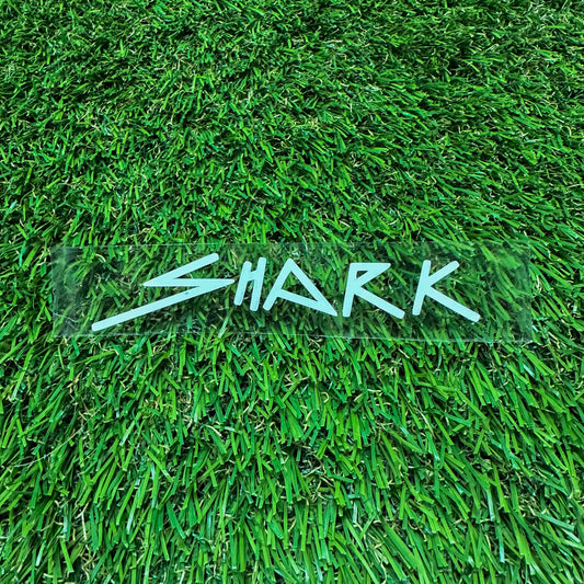 "Shark" Sticker, 3in - White