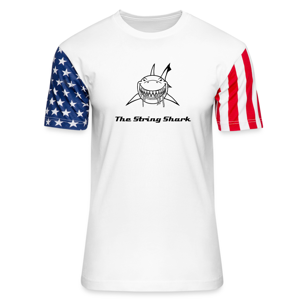 Sharks and Stripes Limited Edition 4th of July Tee - white
