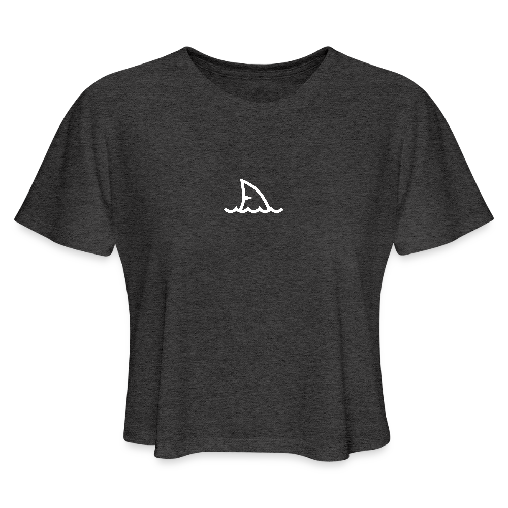 Women's Cropped T-Shirt - deep heather