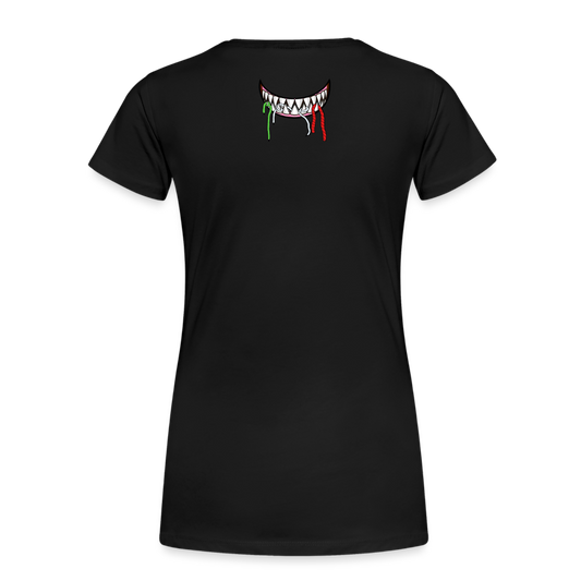 LIMITED EDITION Women's Italian Shark Tee - black