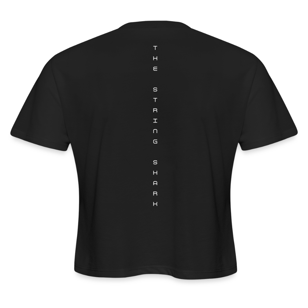 Women's Cropped T-Shirt - black