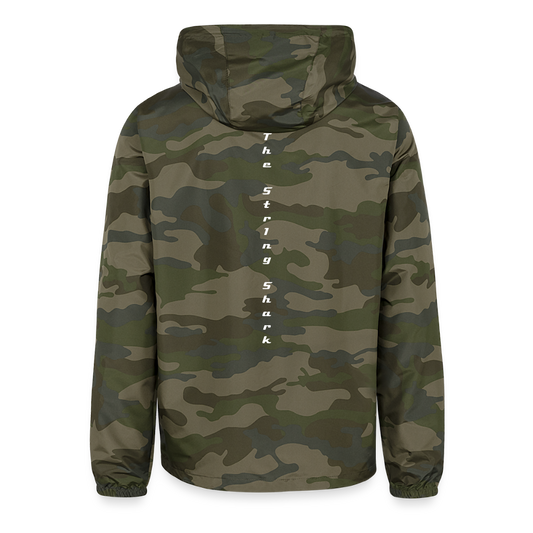 Lightweight Windbreaker Jacket - green camo
