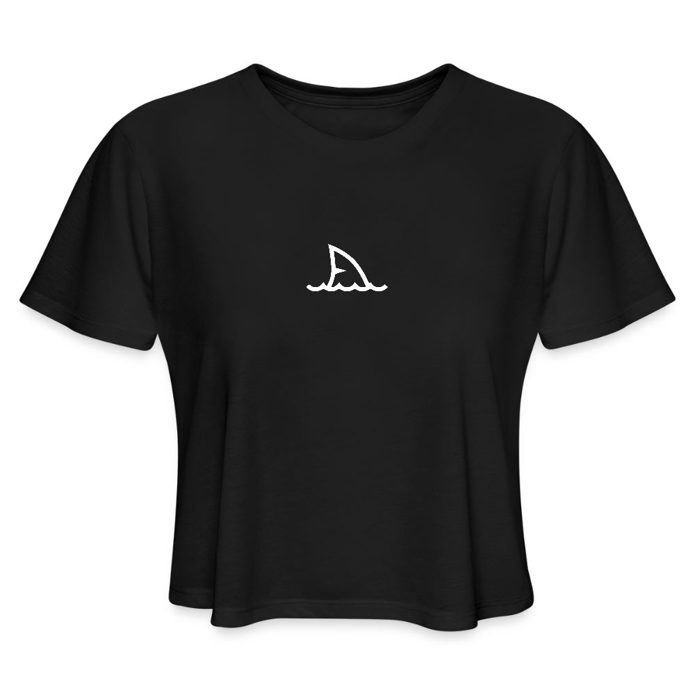 Women's Cropped T-Shirt - black