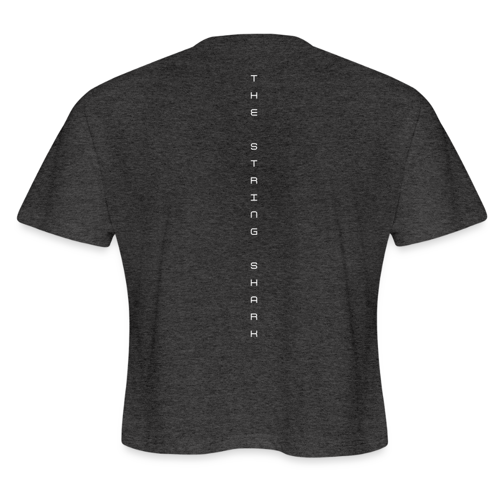 Women's Cropped T-Shirt - deep heather