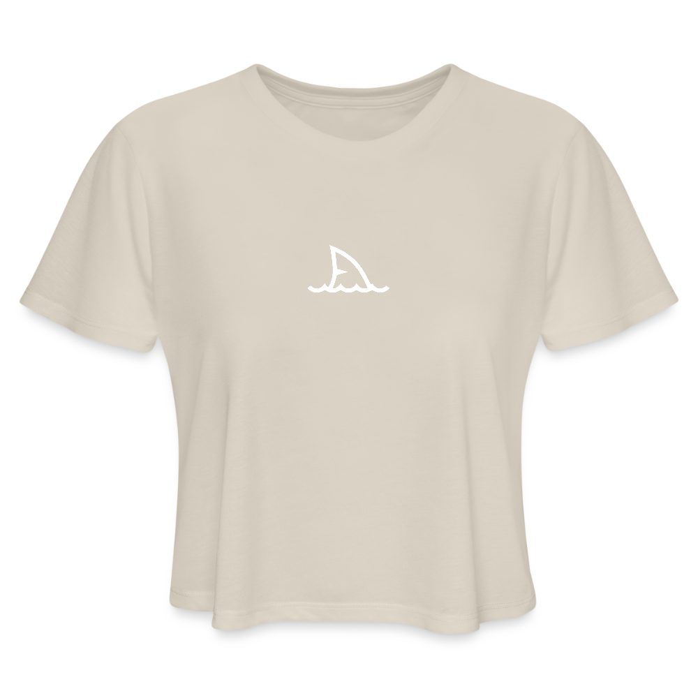 Women's Cropped T-Shirt - dust