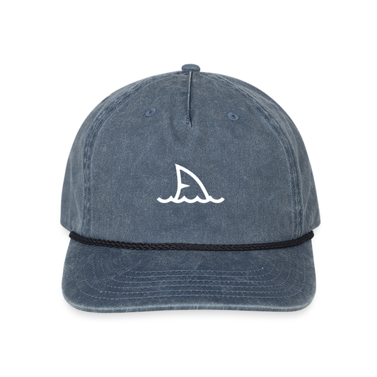 Vintage Washed Rope Cap - washed navy