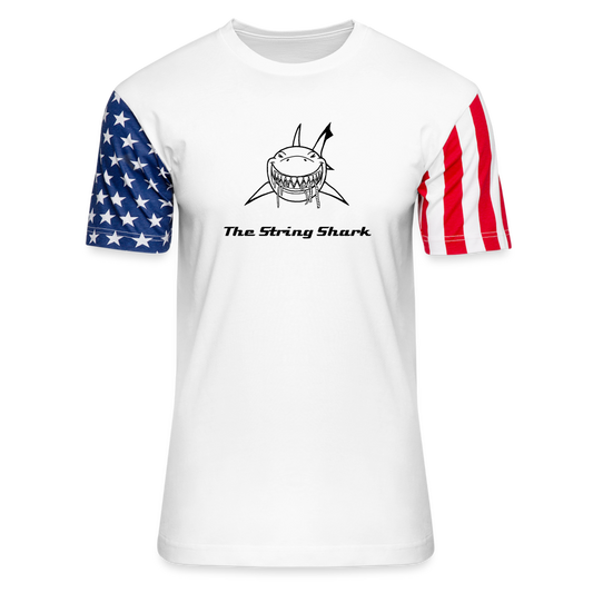 Sharks and Stripes Limited Edition 4th of July Tee - white